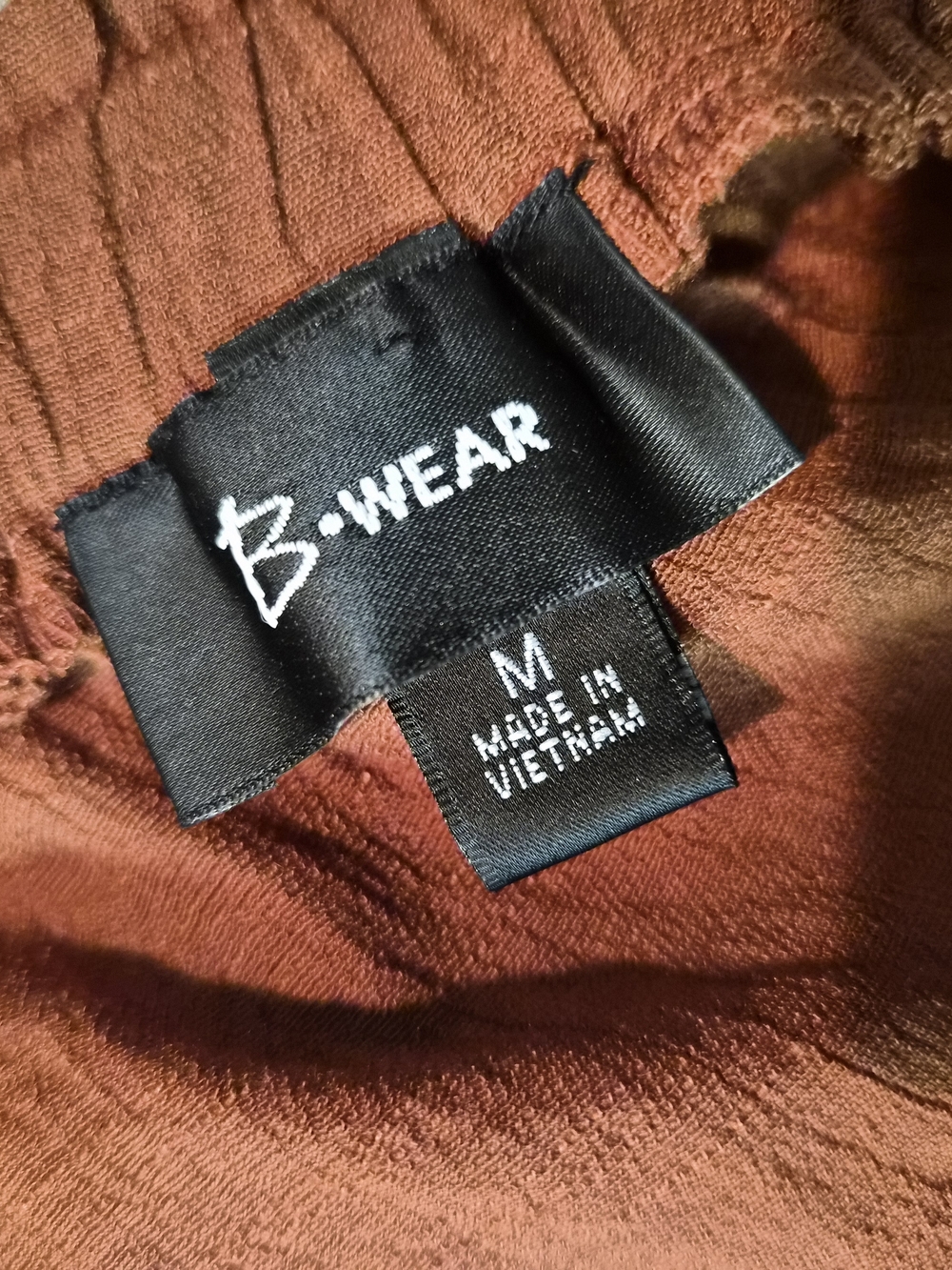 B-Wear Burnt Orange, Off-the-Shoulder Top #0173 - Picture 4 of 6